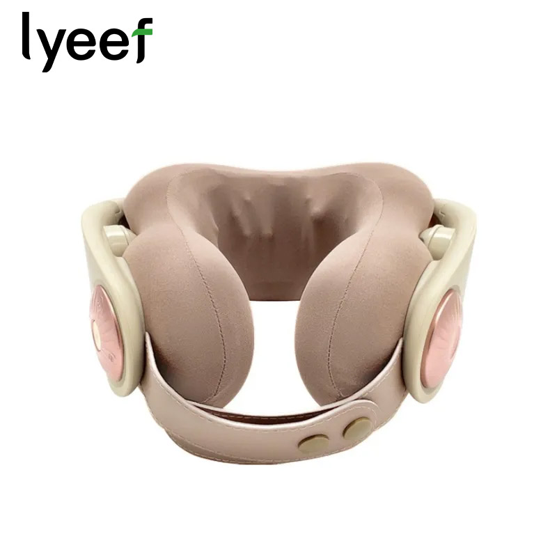 Lyeef小叶颈椎按摩枕电动按摩器 颈部按摩仪家用护颈仪肩颈斜方肌按摩器