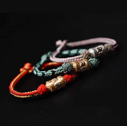 西藏咒语手链 - 幸运与保护  Tibetan Mantra Bracelet - Luck & Protection