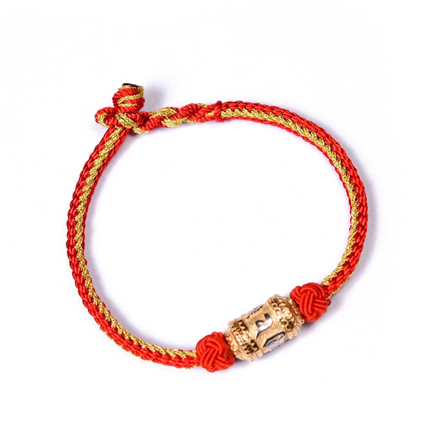 西藏咒语手链 - 幸运与保护 Tibetan Mantra Bracelet - Luck & Protection