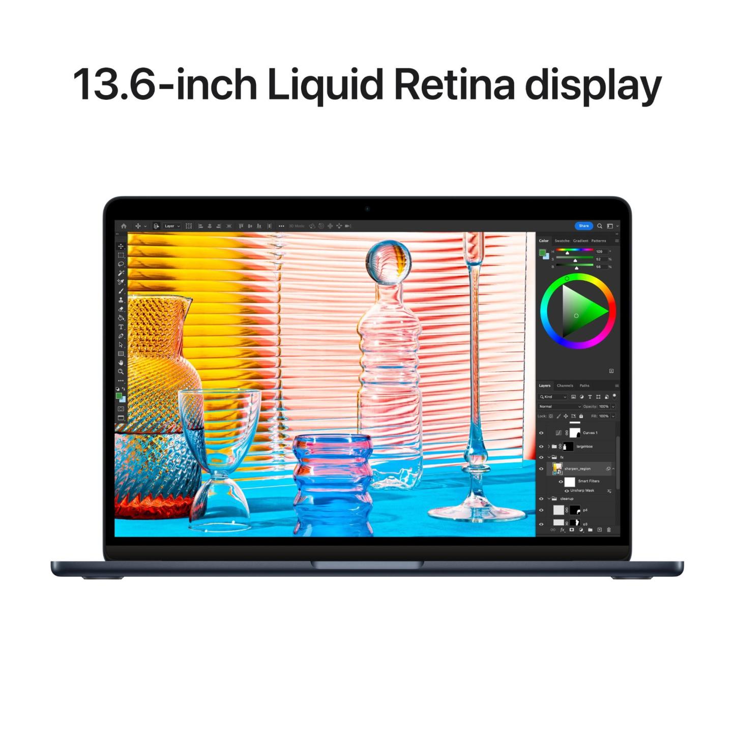 Apple MacBook Air 13-inch with M2 Chip, 256GB/16GB (Midnight)