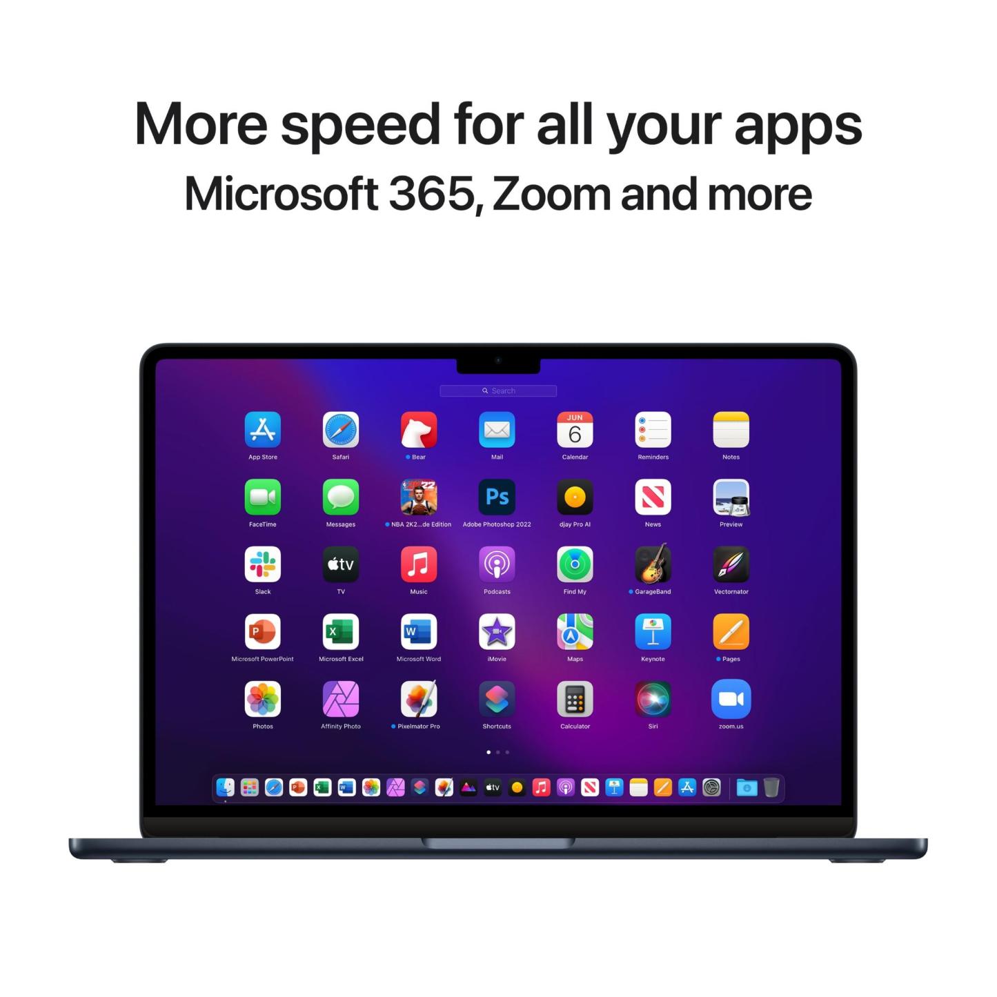 Apple MacBook Air 13-inch with M2 Chip, 256GB/16GB (Midnight)