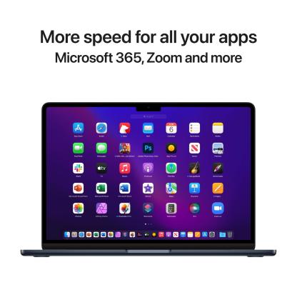 Apple MacBook Air 13-inch with M2 Chip, 256GB/16GB (Midnight)