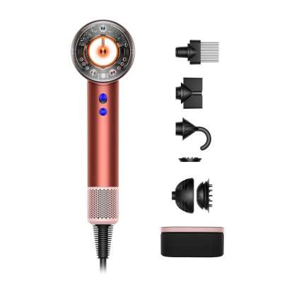 戴森吹风机（草莓古铜色/腮红粉色）Dyson Supersonic Nural Hair Dryer (Strawberry Bronze/Blush Pink)