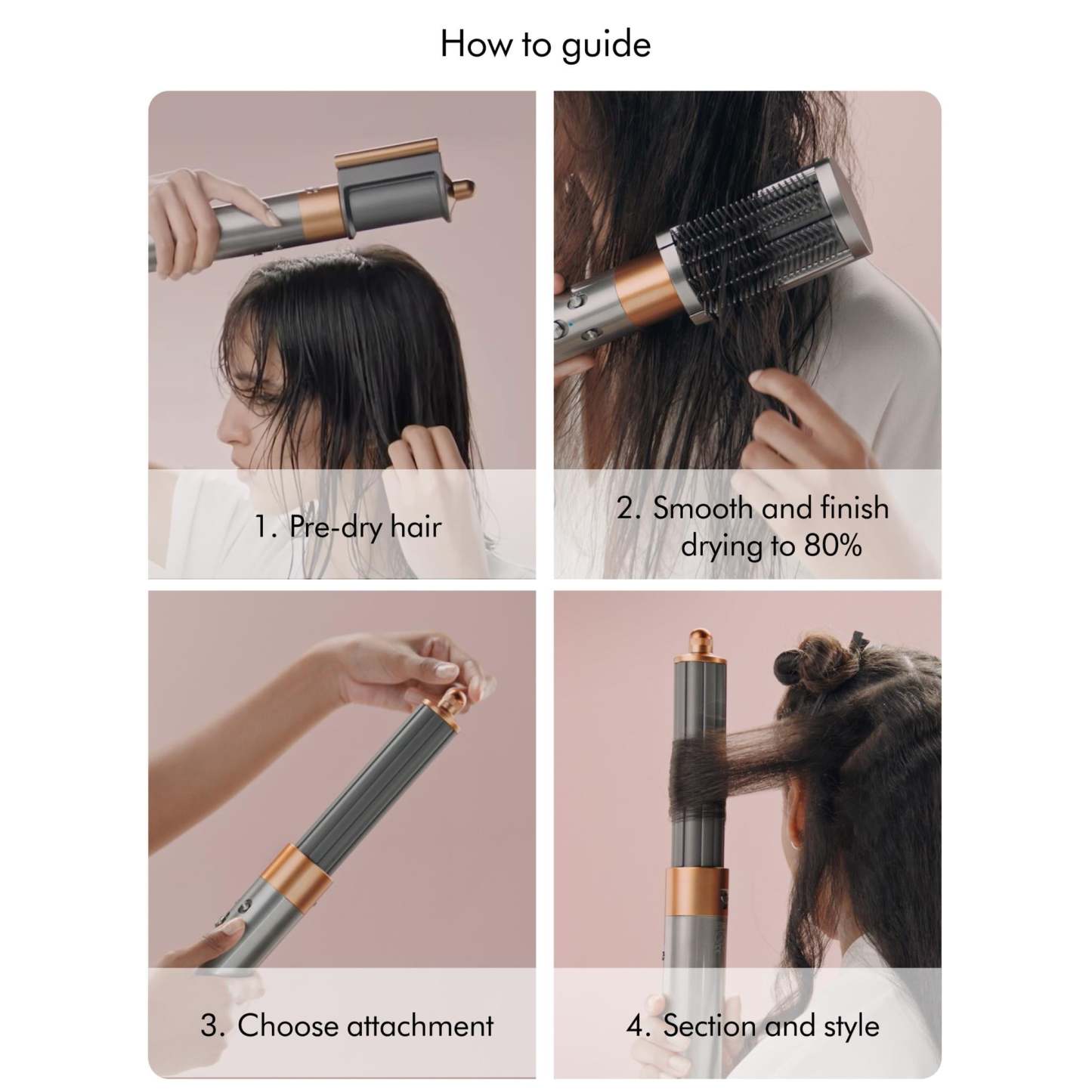 戴森多功能造型器长款(草莓古铜色/腮红粉色)Dyson AirWrap Multi-Styler & Dryer Complete Long (Strawberry Bronze/Blush Pink)