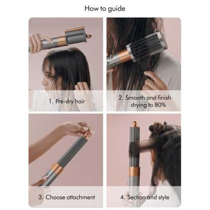 戴森多功能造型器长款（草莓古铜色/腮红粉色）Dyson AirWrap Multi-Styler & Dryer Complete Long (Strawberry Bronze/Blush Pink)