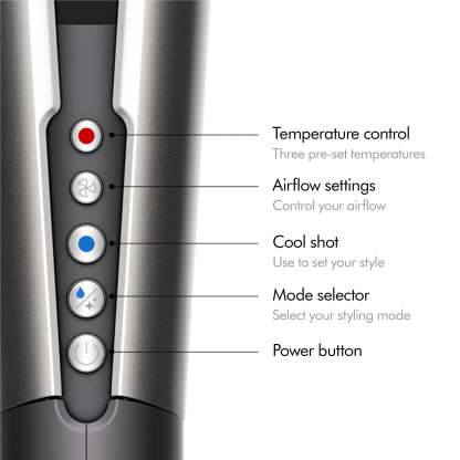 戴森吹风直发器 Dyson AirStrait Straightener (Bright Nickel/Copper)