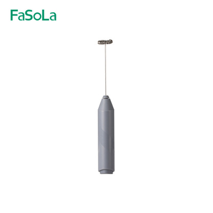 FaSoLa家用手持电动打奶泡器 不锈钢防腐防锈搅拌头咖啡牛奶搅拌器