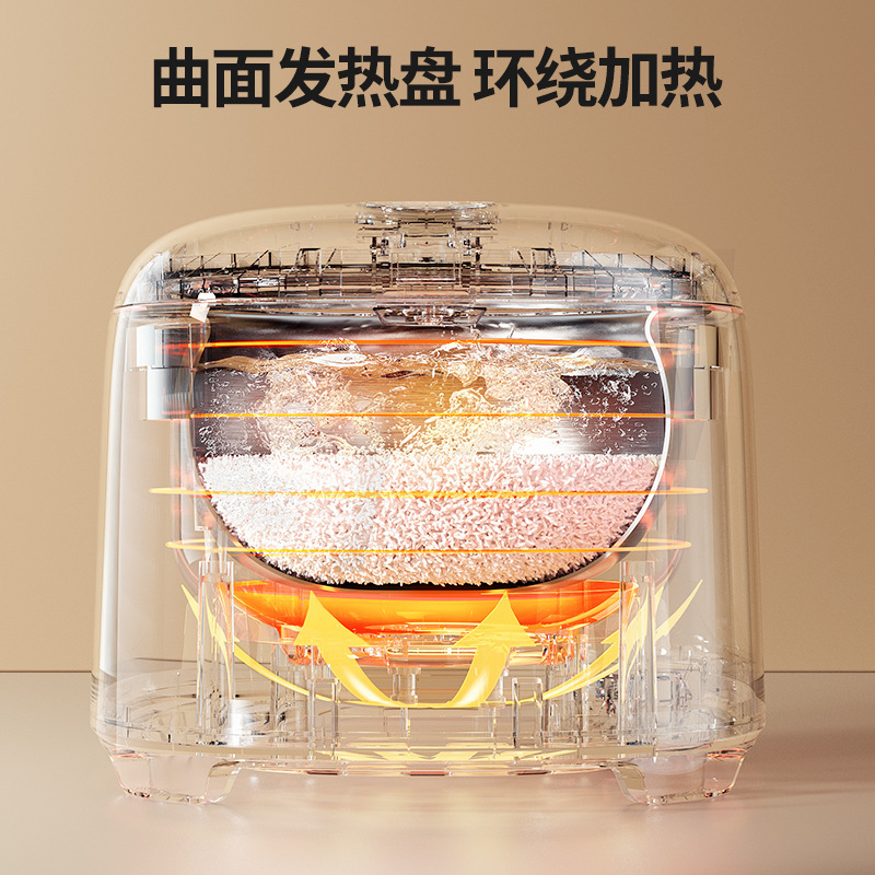 亿德浦316不锈钢0涂层 多功能沥糖电饭煲 3L