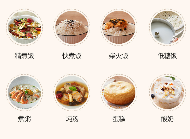 亿德浦316不锈钢0涂层 多功能沥糖电饭煲 3L