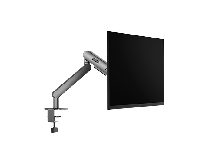 AOC AM400S C-Clamp and Grommet Desk-Mount Single Monitor Arm - for monitors 17"-34" and weight 2 to 9kg