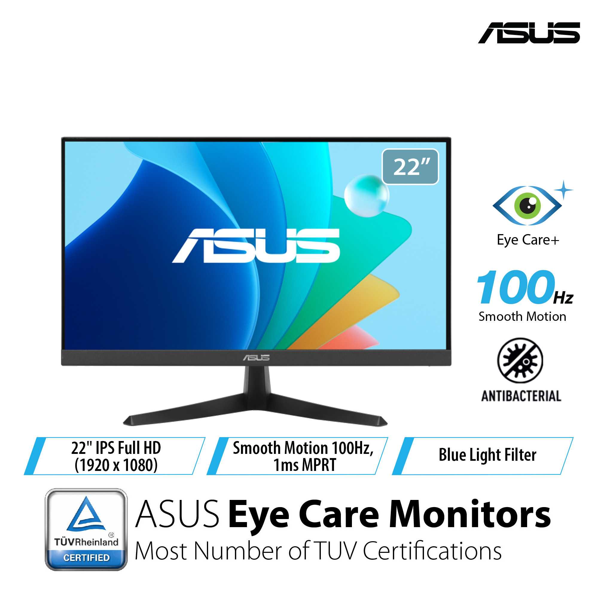ASUS VY229HF Eye Care Gaming Monitor