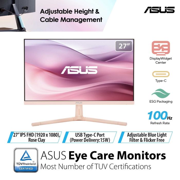 ASUS VU279CFE Gaming Monitor