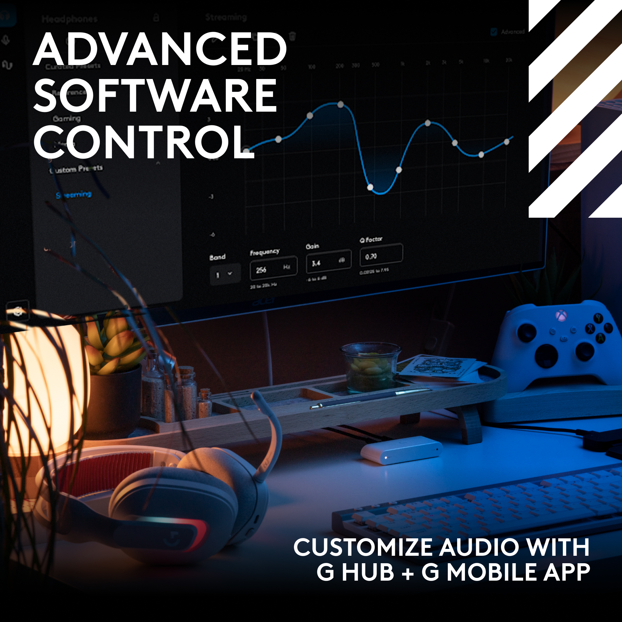 Logitech Astro A20 X LIGHTSPEED Wireless Gaming Headset with PLAYSYNC AUDIO and LIGHTSYNC RGB