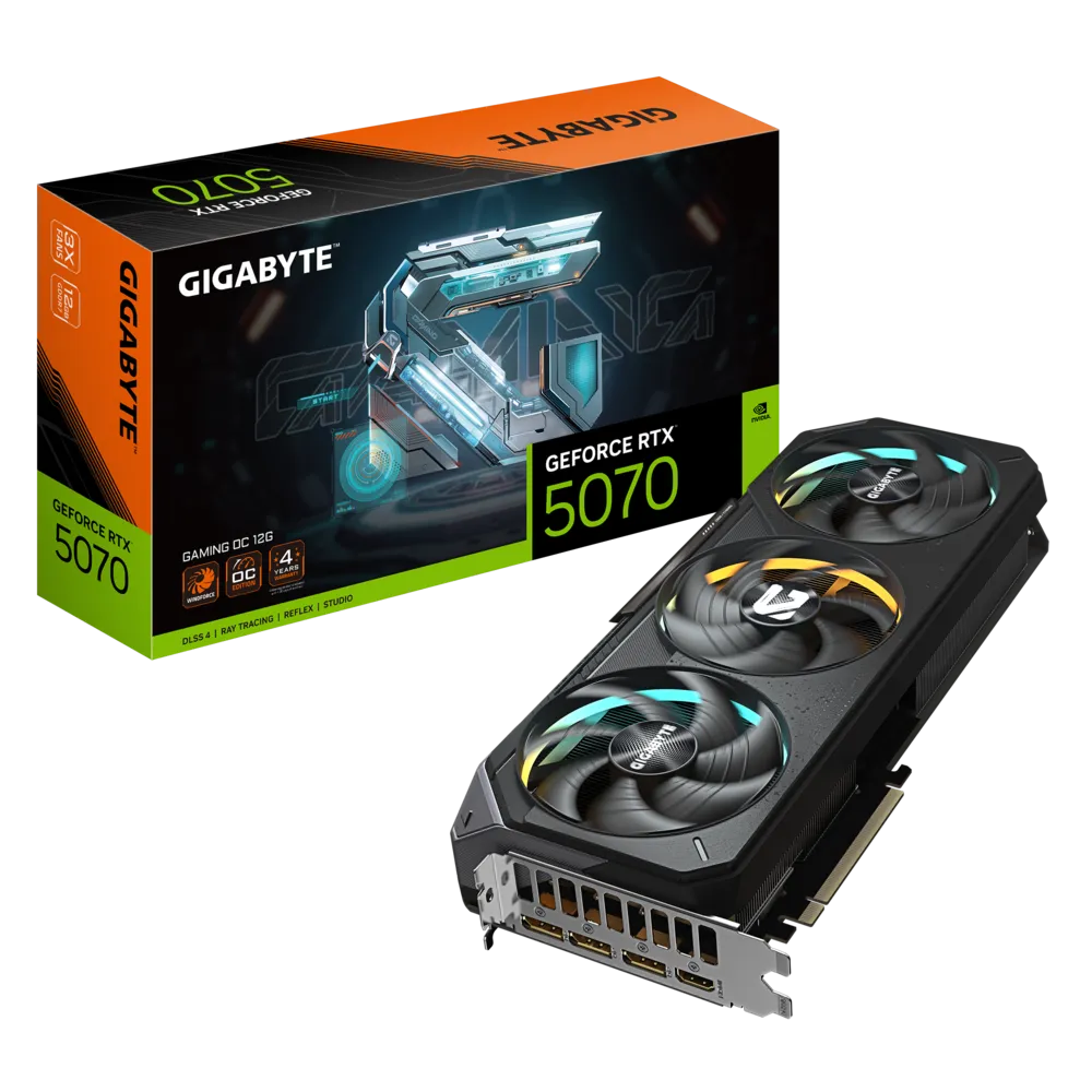 GIGABYTE GeForce RTX 5070 GAMING OC 12G