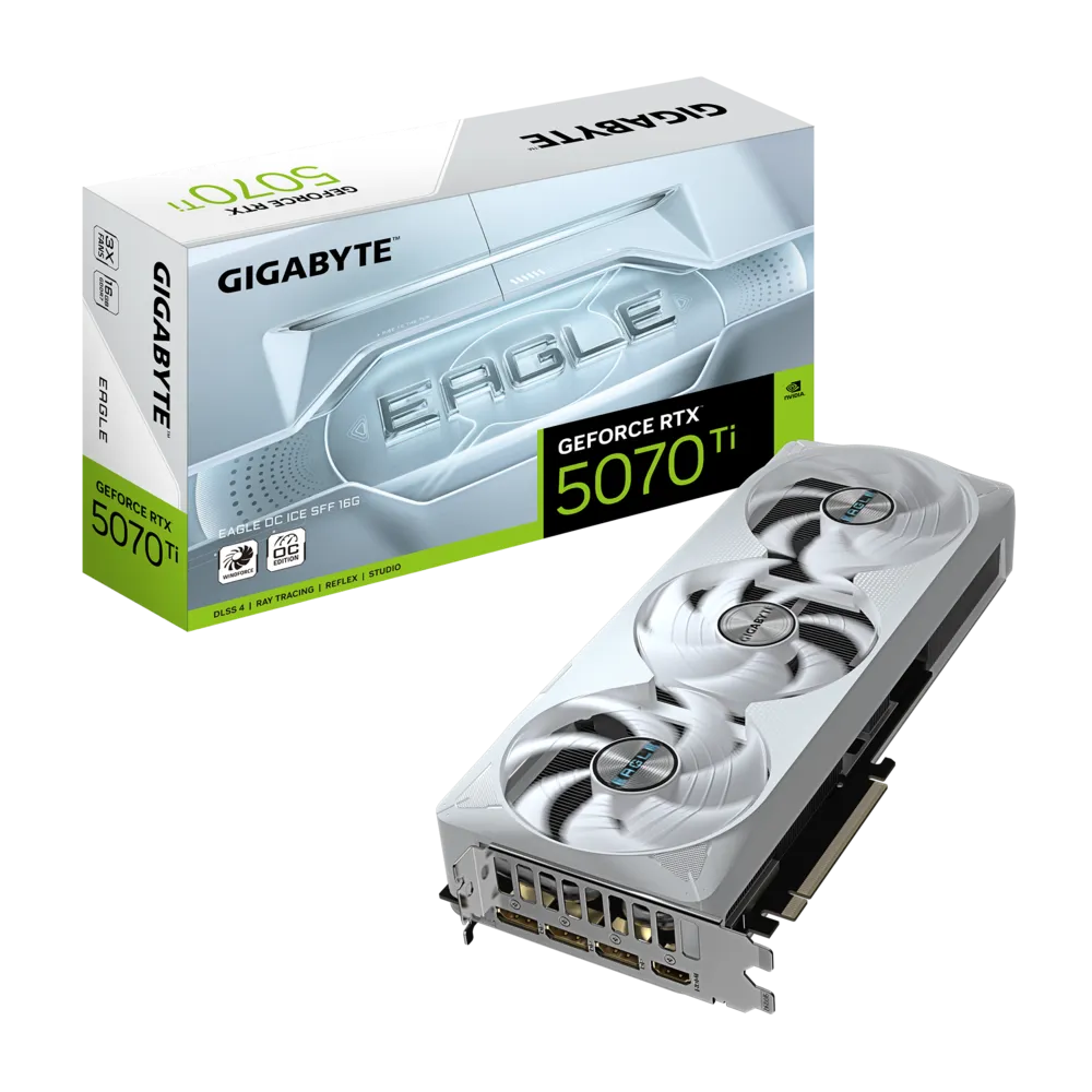 Gigabyte GeForce RTX™ 5070 Ti EAGLE OC ICE SFF 16G