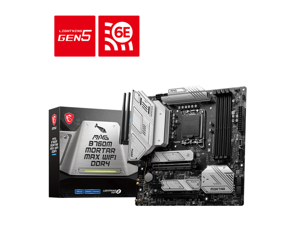 MSI MAG B760M MORTAR MAX WIFI DDR4