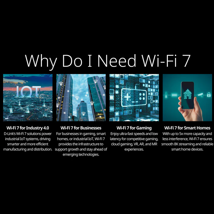 D-Link BE7200 Wi-Fi 7 4x4, 10Gx2 Gigabit Mesh Router
