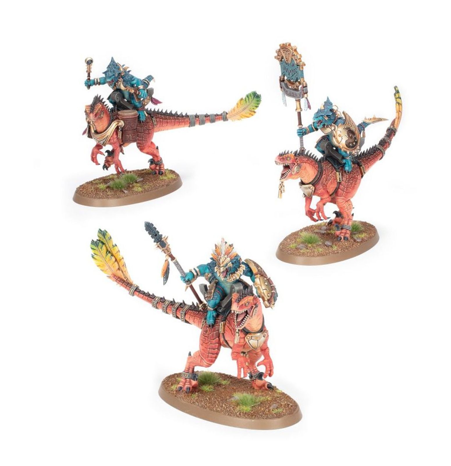 Citadel Warhammer Age of Sigmar Seraphon Aggraddon Lancers