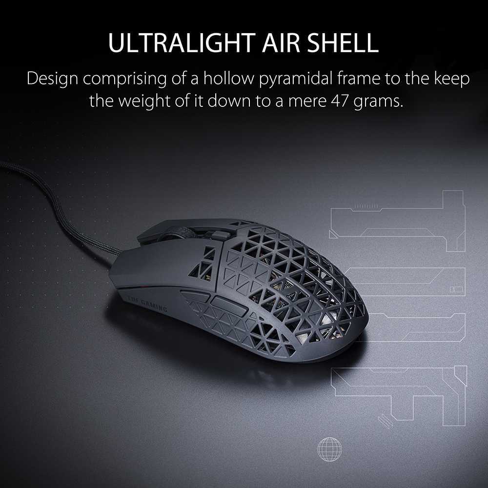 ASUS TUF Gaming M4 Air Wired Mouse