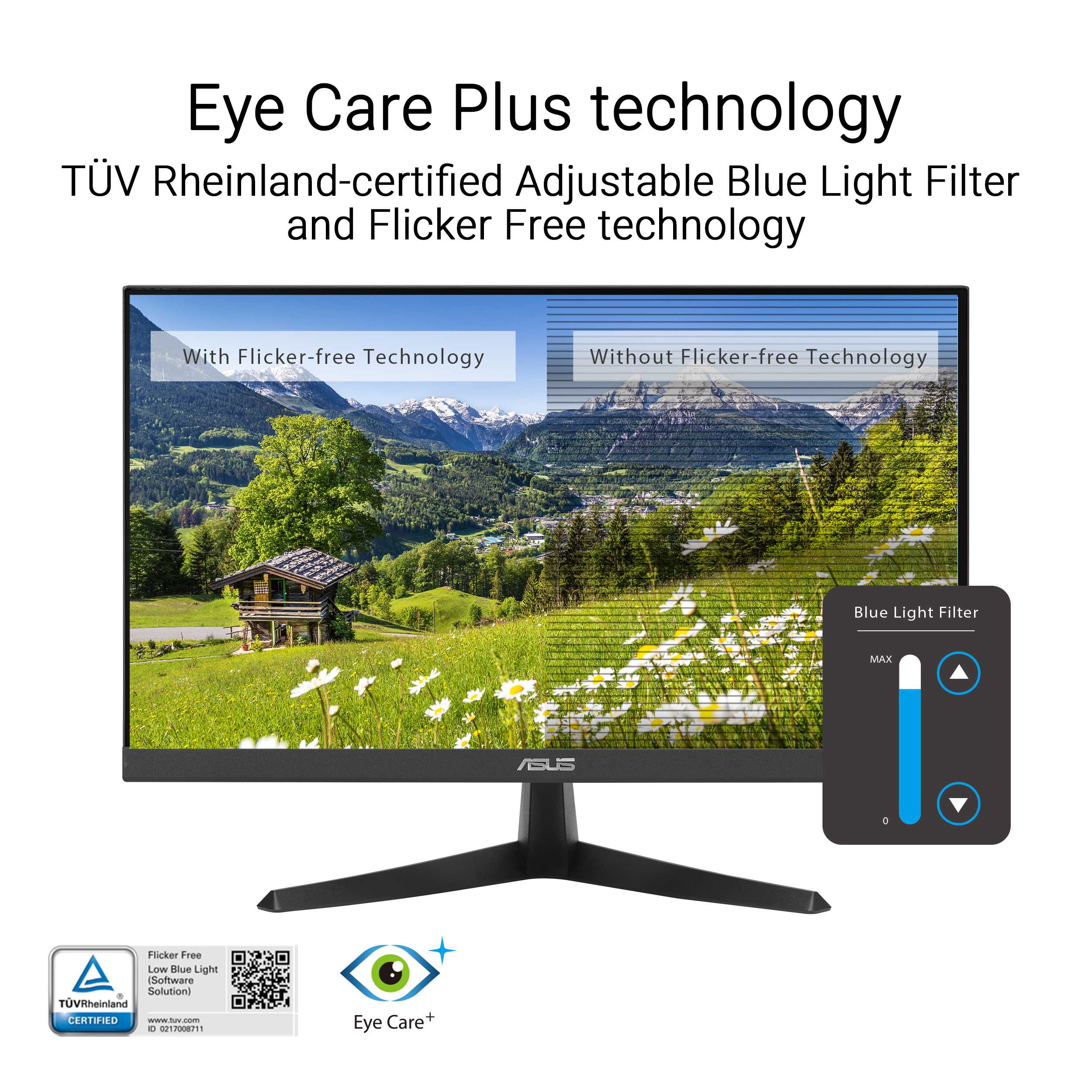 ASUS VY229HF Eye Care Gaming Monitor