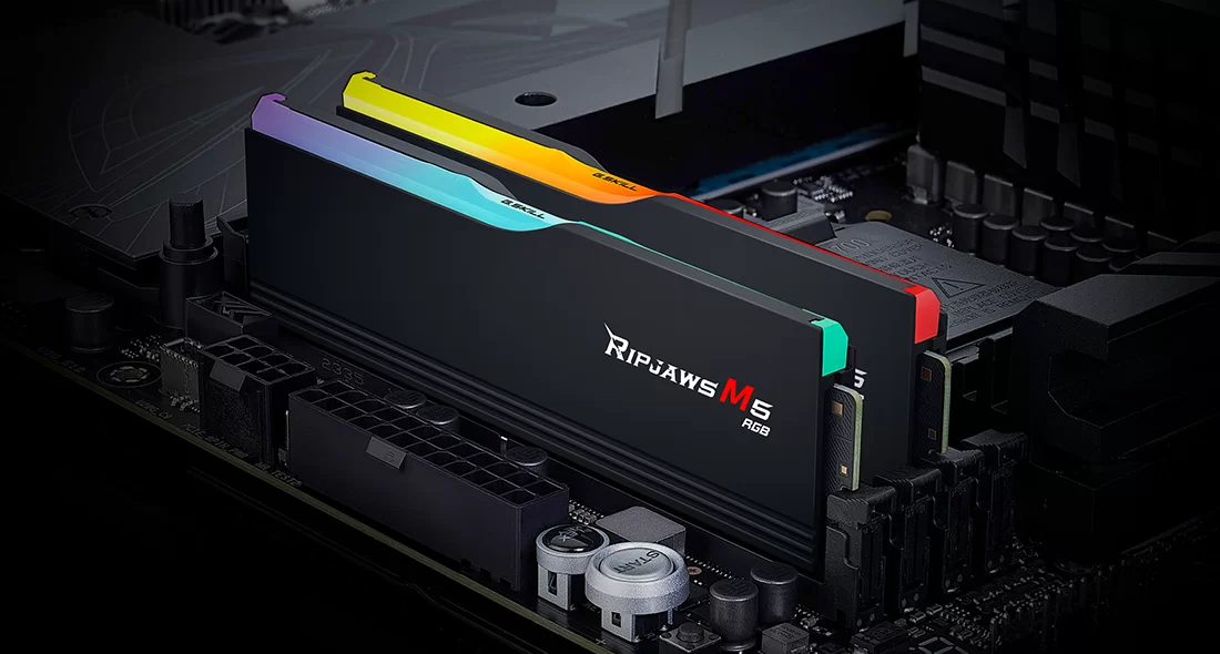 G.SKILL Ripjaws M5 RGB DDR5-6000 CL36-36-36-96 1.35V 64GB (2x32GB) Intel XMP