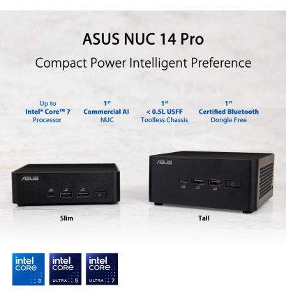 ASUS NUC 14 Pro Tall Mini PC