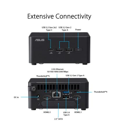 ASUS NUC 14 Pro Tall Mini PC