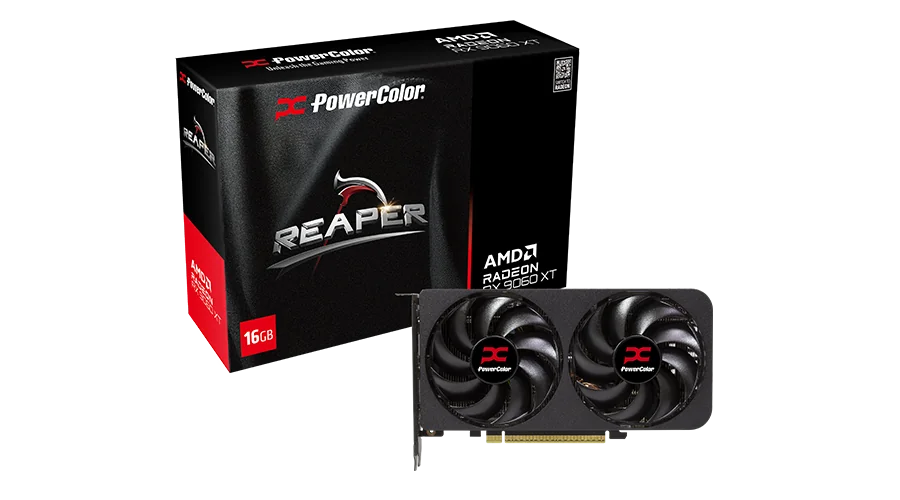 PoweColor Reaper AMD Radeon RX 9060 XT 16GB GDDR6 RX9060XT 16G-A