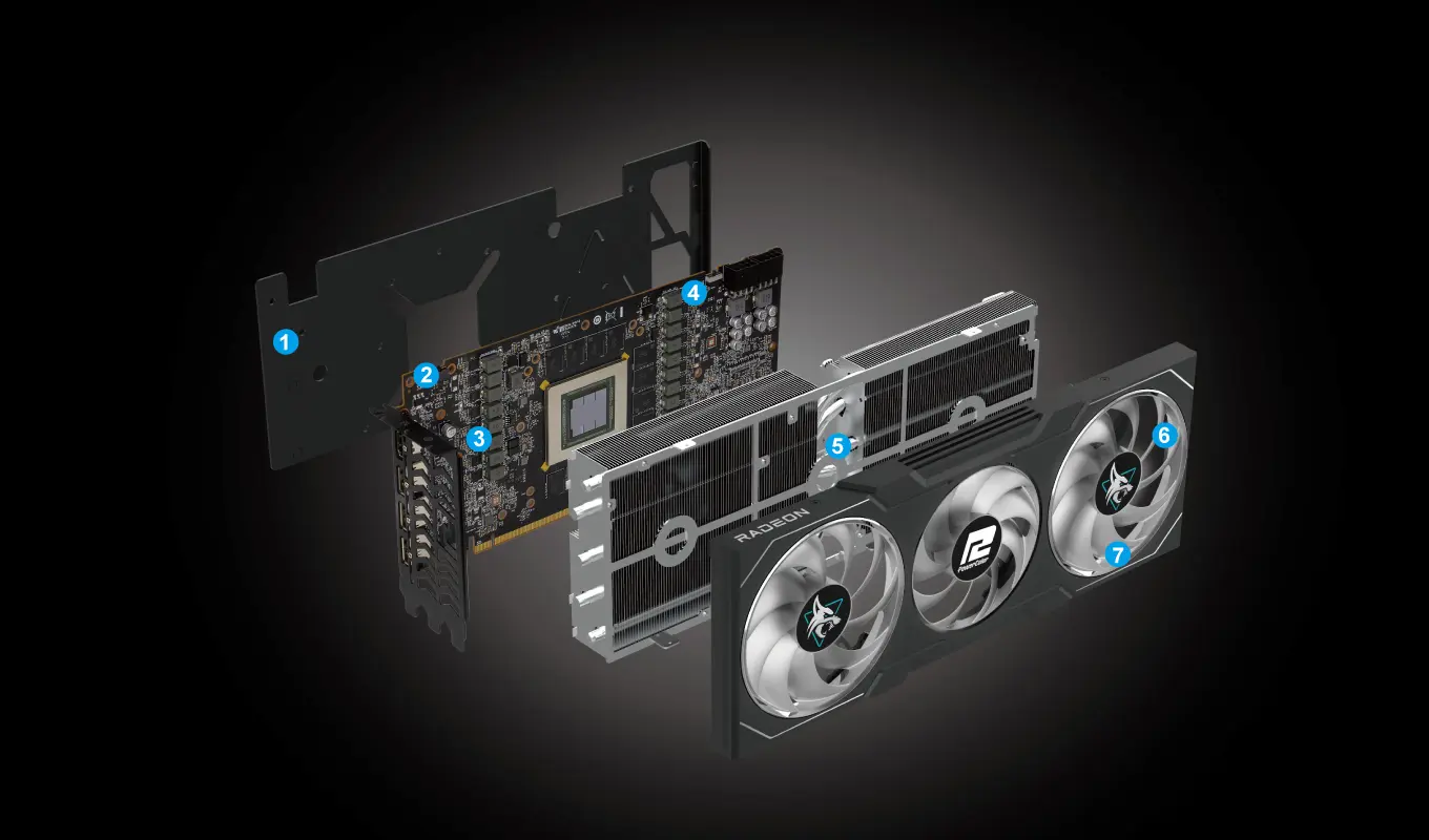 Hellhound AMD Radeon&trade; RX 7900 XTX 24GB GDDR6