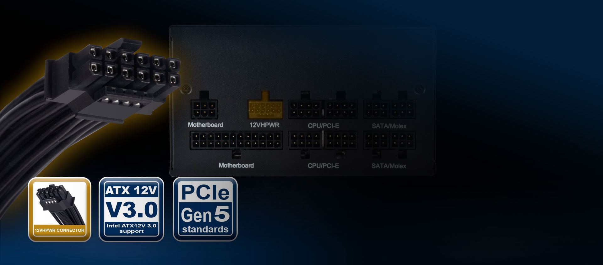 12VHPWR PCIe connector supports ATX 3.0 specifications