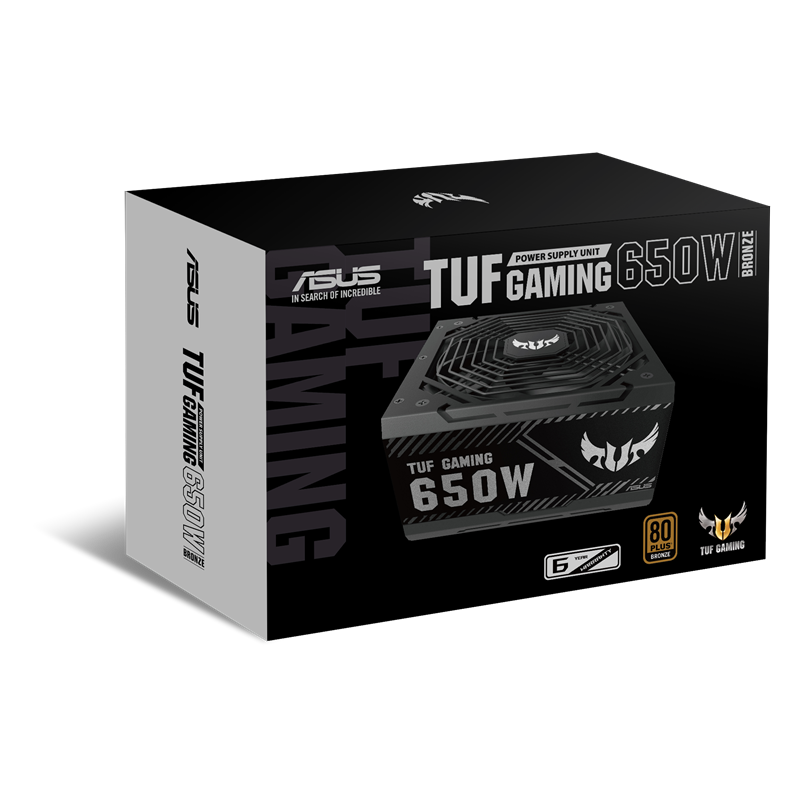 ASUS TUF GAMING 650W, BRONZE, NON-MODULAR