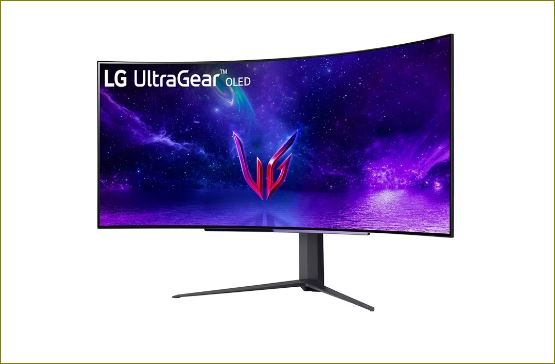 LG ULTRAGEAR 45GR95QE 45" (3440 x 1440) UltraGear™ WQHD OLED Curved Gaming Monitor