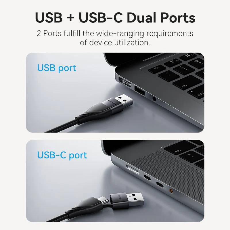 Vention USB-C + USB-A to HDMI Adapter