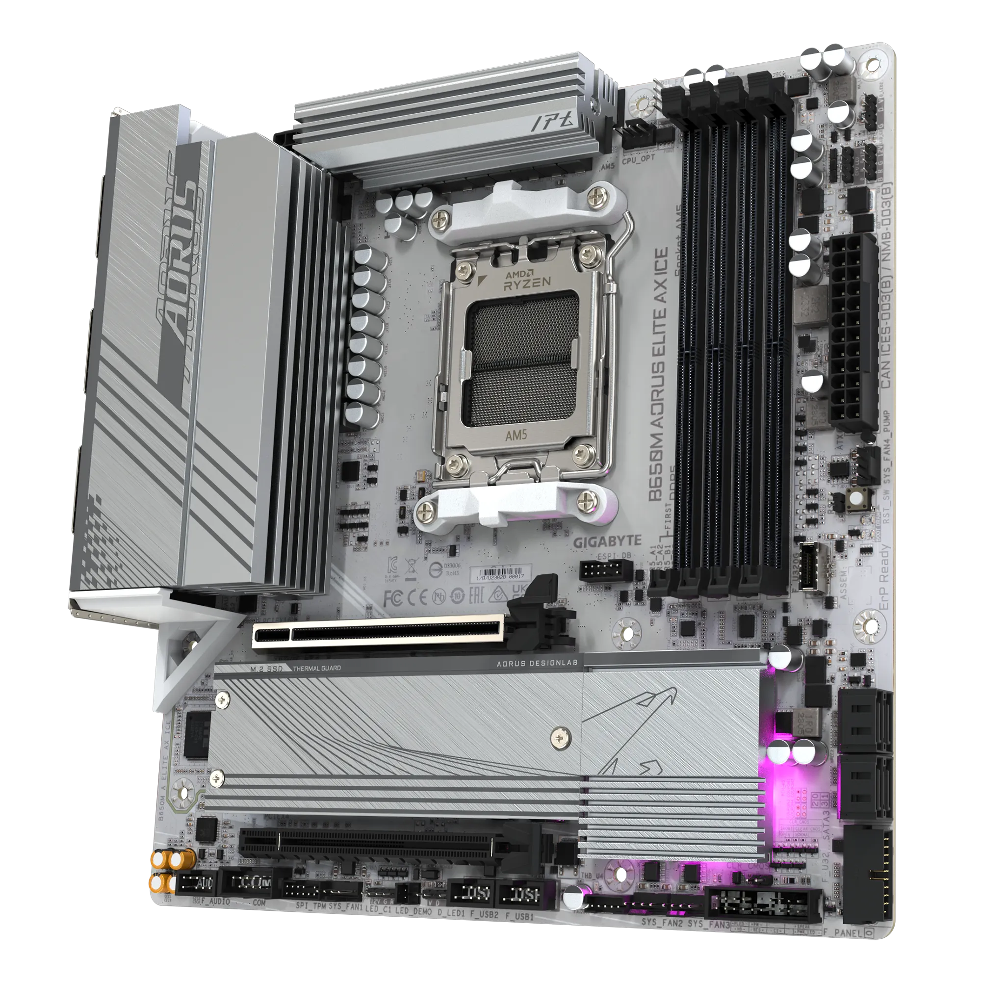 GIGABYTE B650M AORUS ELITE AX ICE