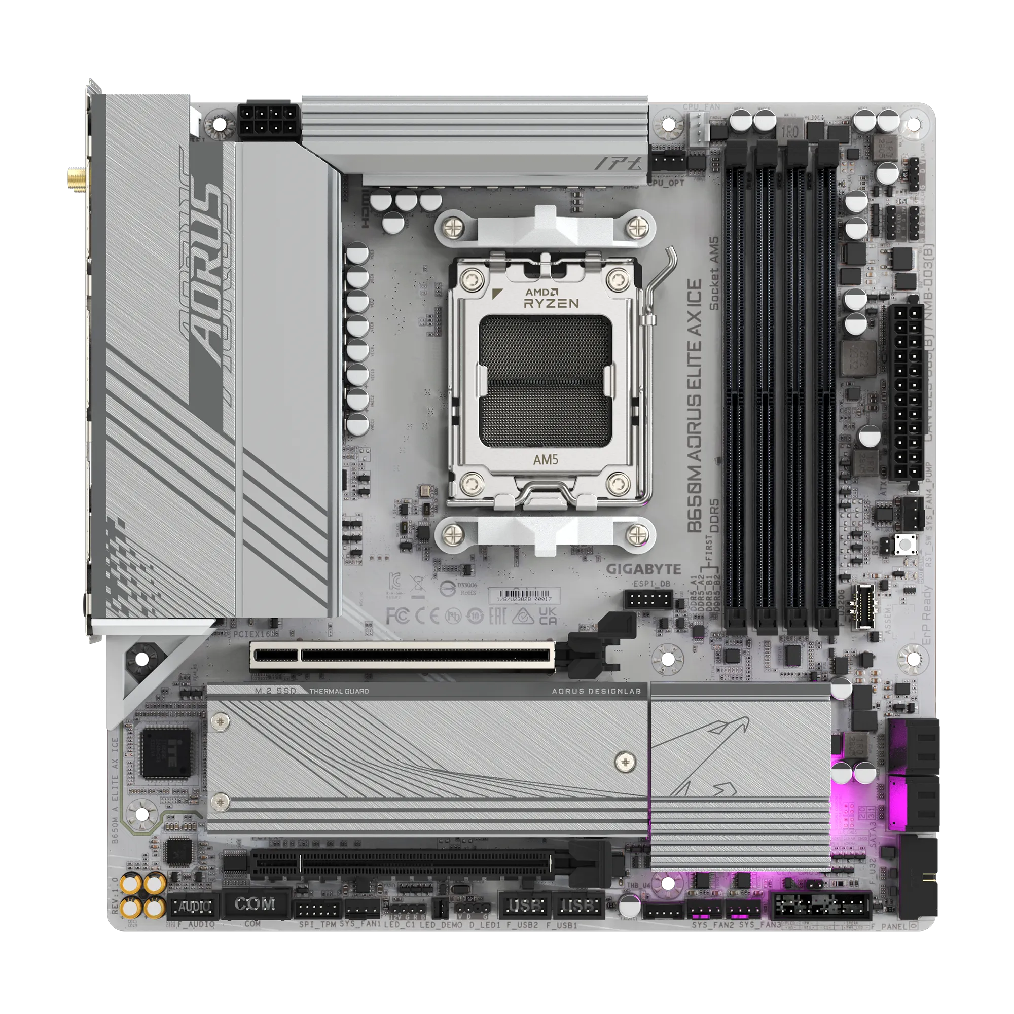 GIGABYTE B650M AORUS ELITE AX ICE