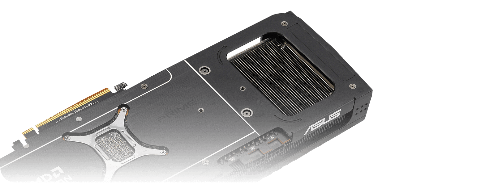 Prime Radeon RX 9070 card backplate vent