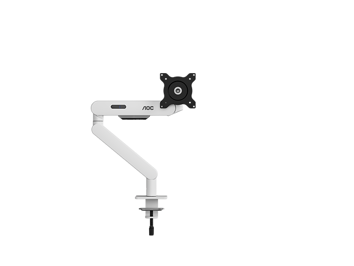 AOC AM400W C-Clamp and Grommet Desk-Mount Single Monitor Arm - for monitors 17"-34" and weight 2 to 9kg