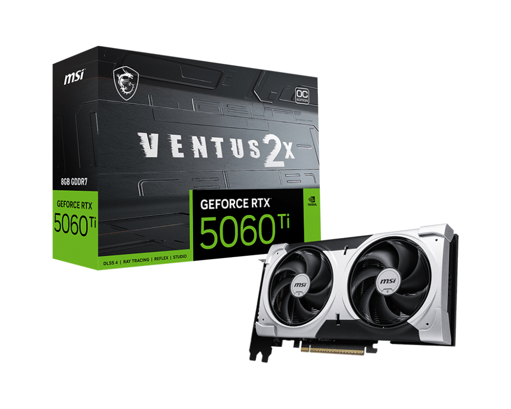 MSI GeForce RTX 5060 Ti 8G VENTUS 2X OC PLUS
