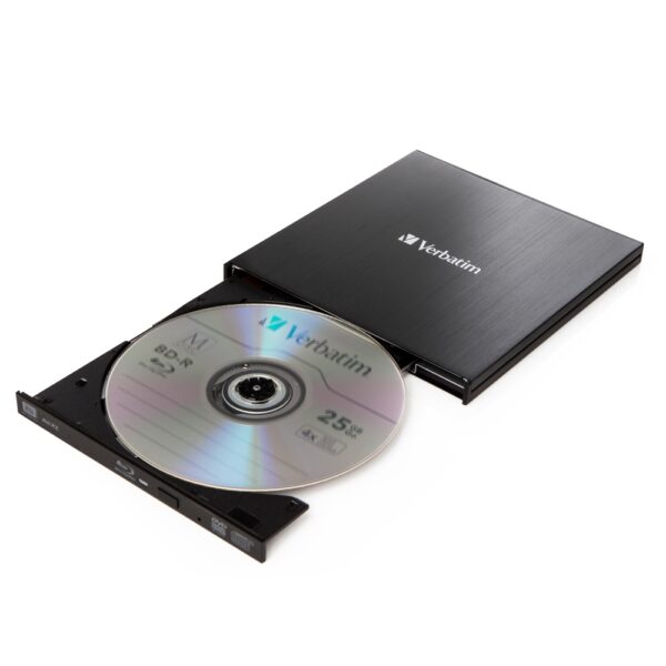Verbatim Slimline Mobile Blu-ray Writer USB 3.0 with Nero