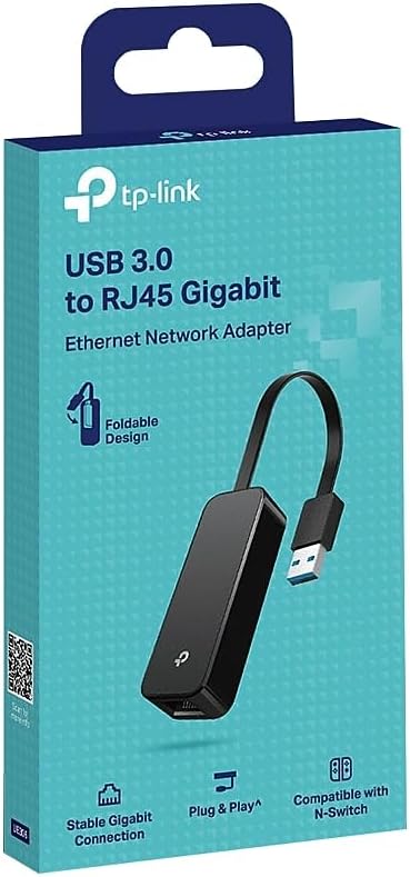 TP-LINK USB 3.0 TO RJ45 GIGABIT ETHERNET NETWORK ADAPTER