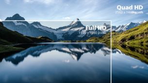 Crystalclear images with Quad HD 2560 x 1440 pixels