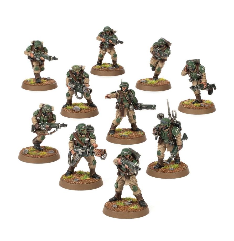 Warhammer 40K: Astra Militarum Cadian Shock Troops