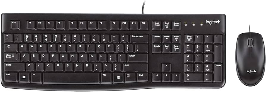 LOGITECH MK120 Desktop Keyboard and Mouse Combo