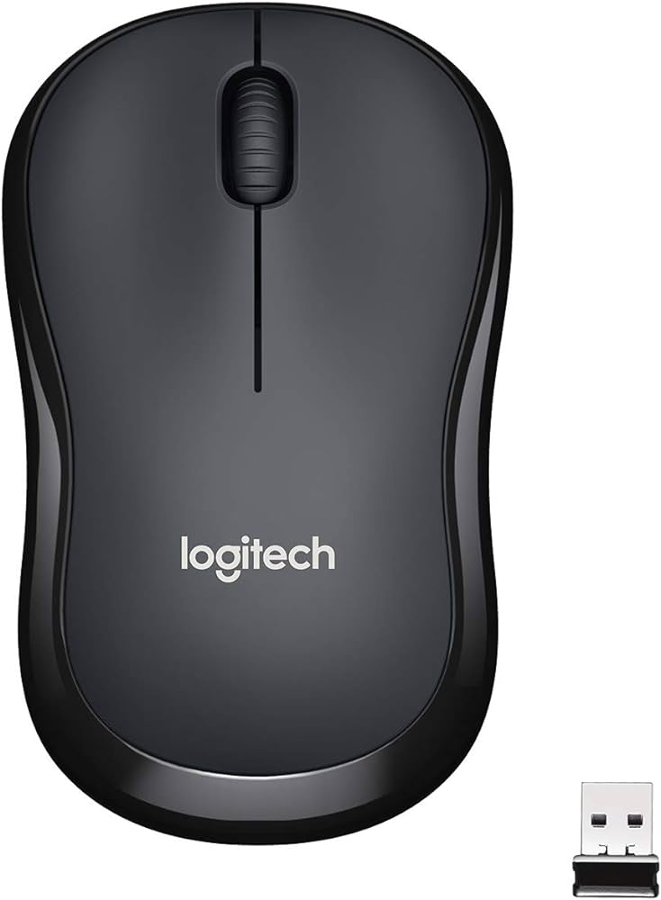 Logitech M221 Silent Wireless Mouse (Charcoal)