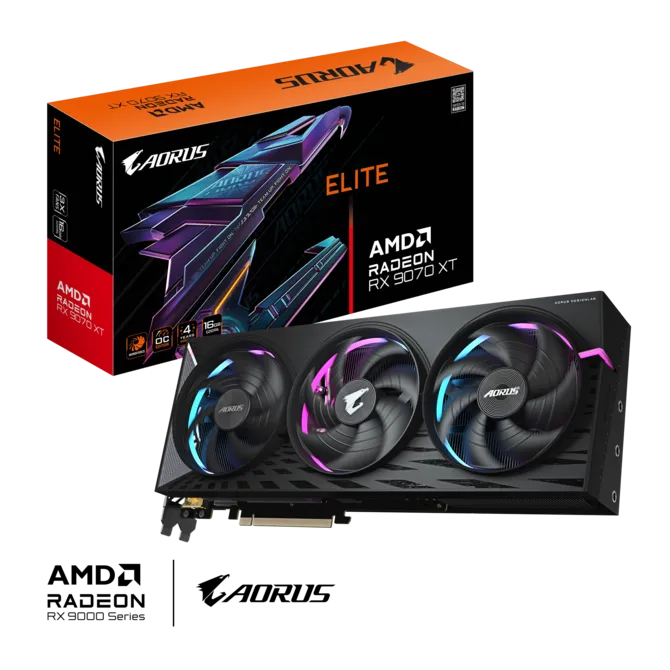GIGABYTE RX 9070XT AORUS ELITE 16GB