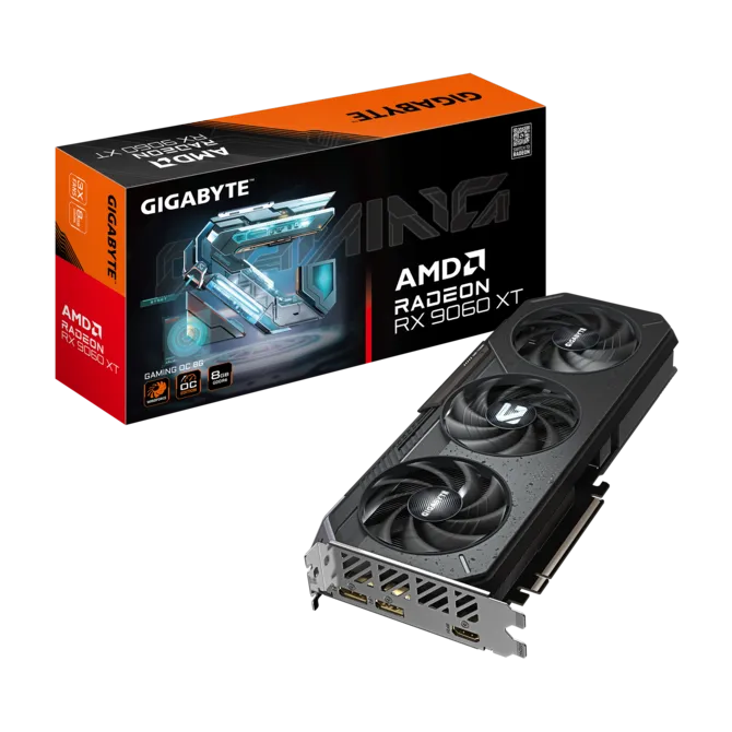 GIGABYTE Radeon RX 9060 XT GAMING OC 8G