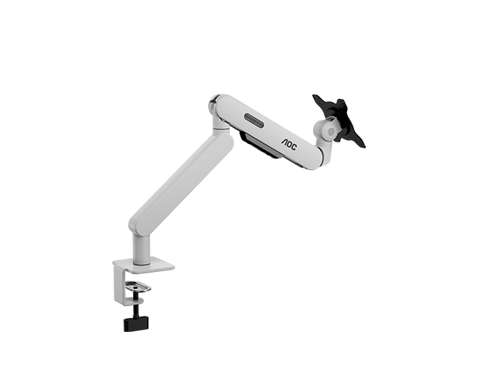 AOC AM400W C-Clamp and Grommet Desk-Mount Single Monitor Arm - for monitors 17"-34" and weight 2 to 9kg