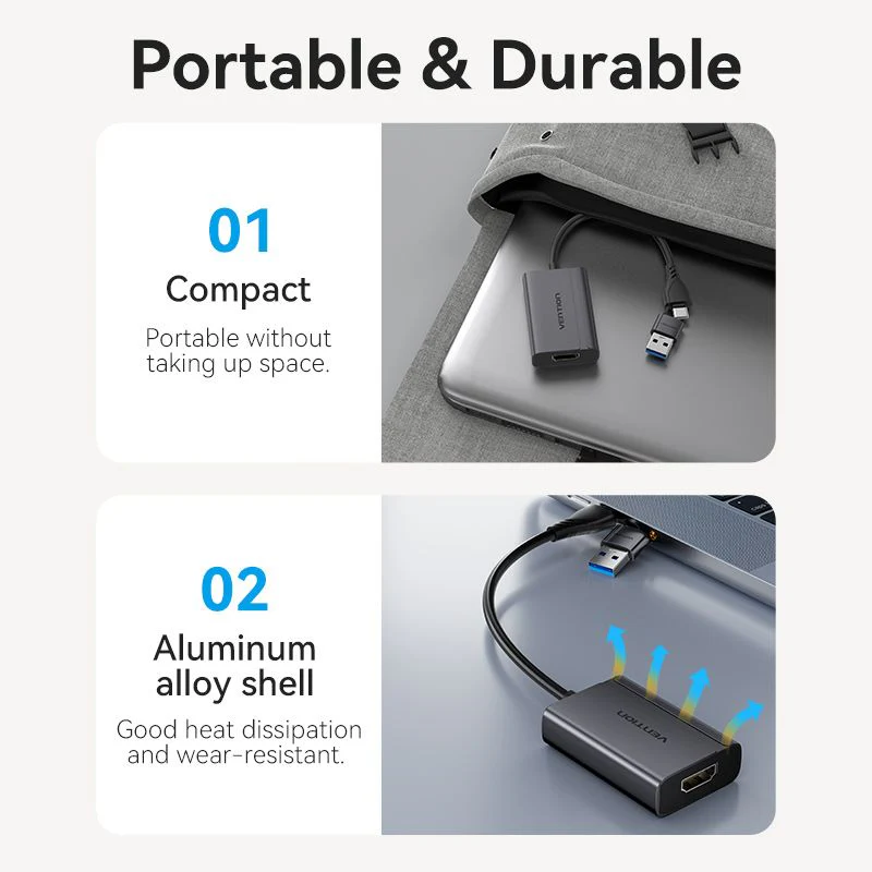 Vention USB-C + USB-A to HDMI Adapter