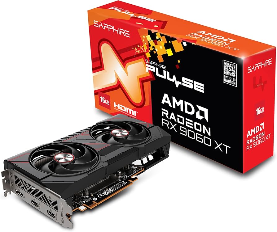 SAPPHIRE PULSE AMD RADEON RX9060XT GAMING OC 16GB