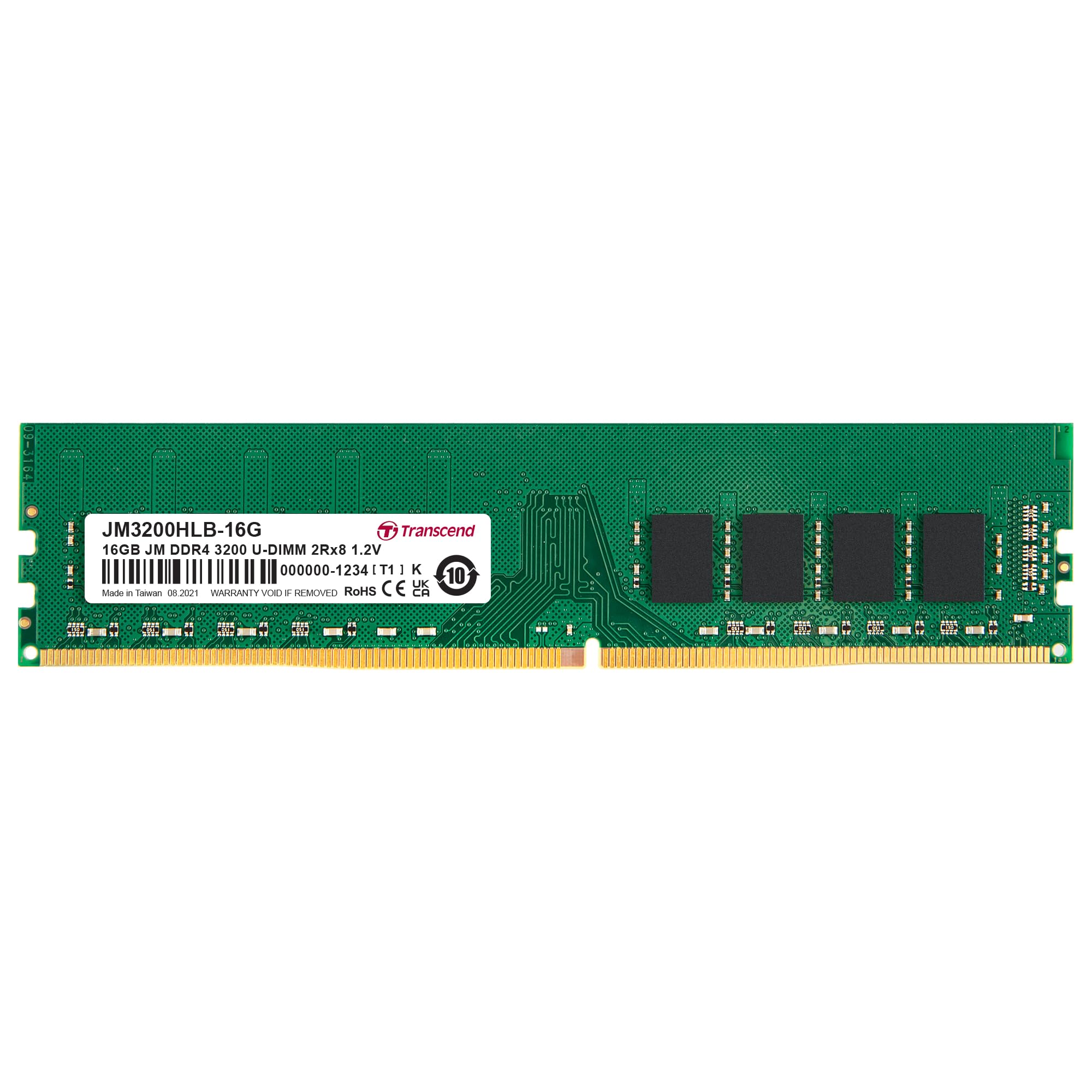 Transcend DDR4-3200 Unbuffered Long-DIMM JM3200HLB-16G